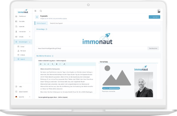 immonaut makler software immobilienmakler software online expose interaktiv